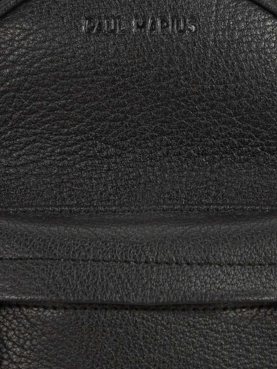 small-leather-backpack-black-focus-material-view-picture-lemini-intrepide-black-paul-marius-m37s-b