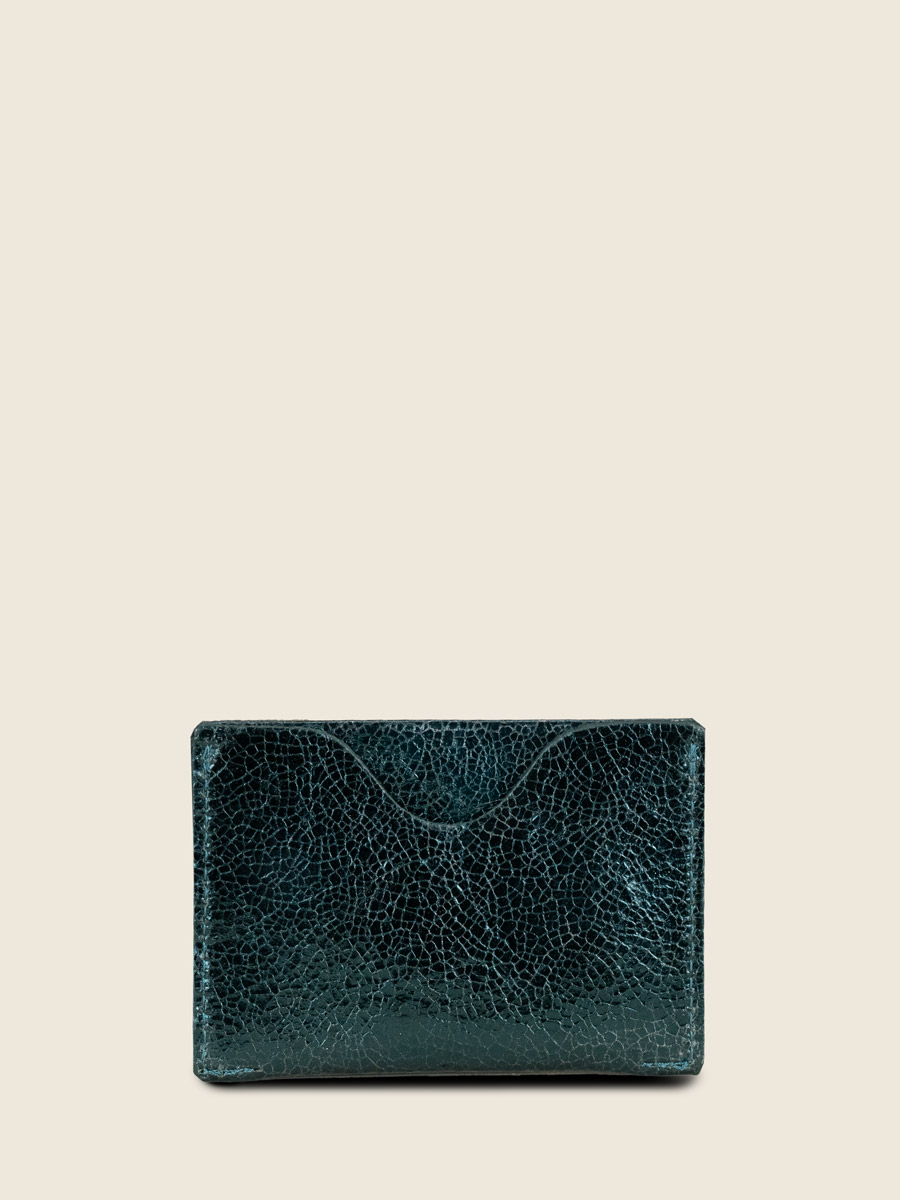 shimmering-green-leather-card-holder-leporte-cartes-gabin-minuit-back-view-m55-m-gr