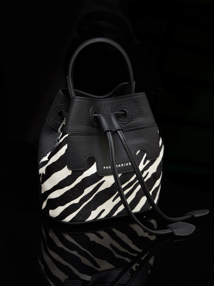 mini-bucket-bag-leather-capucine-xs-black-white-front-view-w39xs-ti-b-w 
