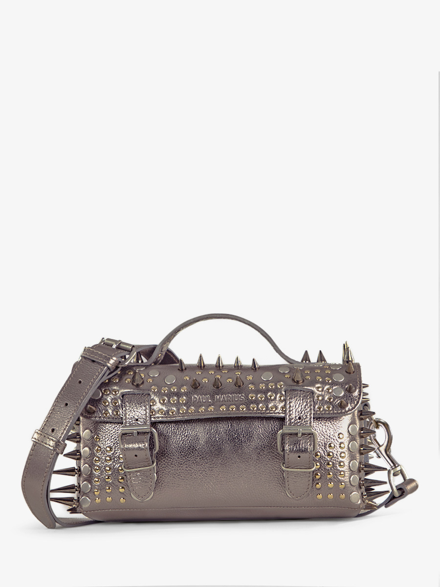 silver-leather-shoulder-bag-lartisane-edition-noire-opus-paul-marius-front-view-picture-p02-bed-op4-gm