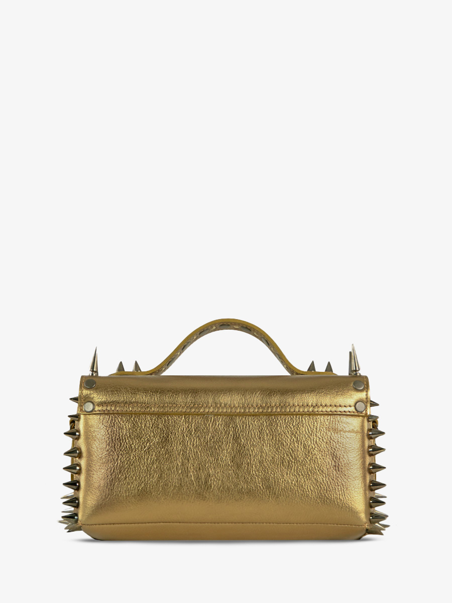 gold-leather-shoulder-bag-lartisane-edition-noire-opus-paul-marius-front-view-picture-p02-bed-op4-og