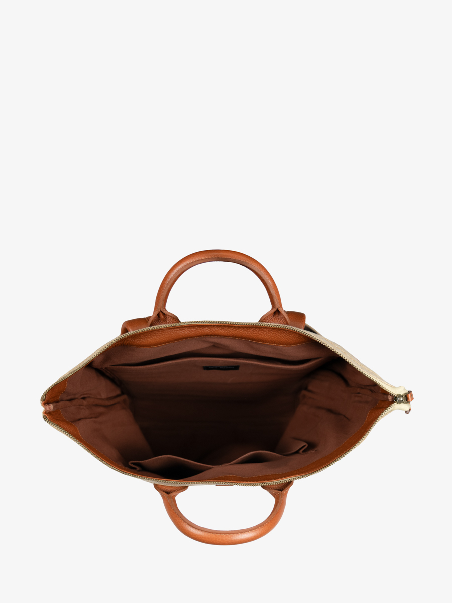 briefcase-backpack-brown-green-aviateur-cognac-khaki-canvas-inside-view-b07-oco-gc