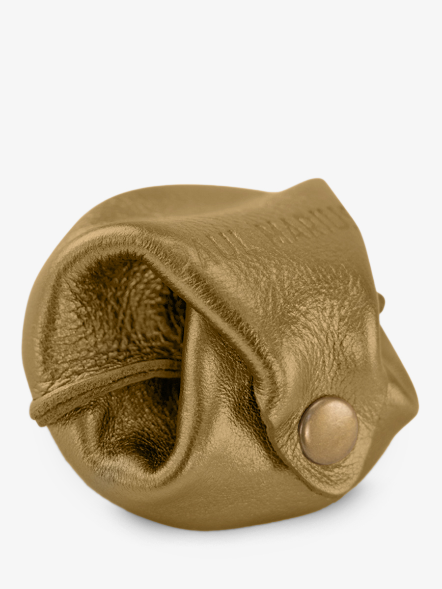 Bronze Leather Purse L Escarcelle Bronze PAUL MARIUS