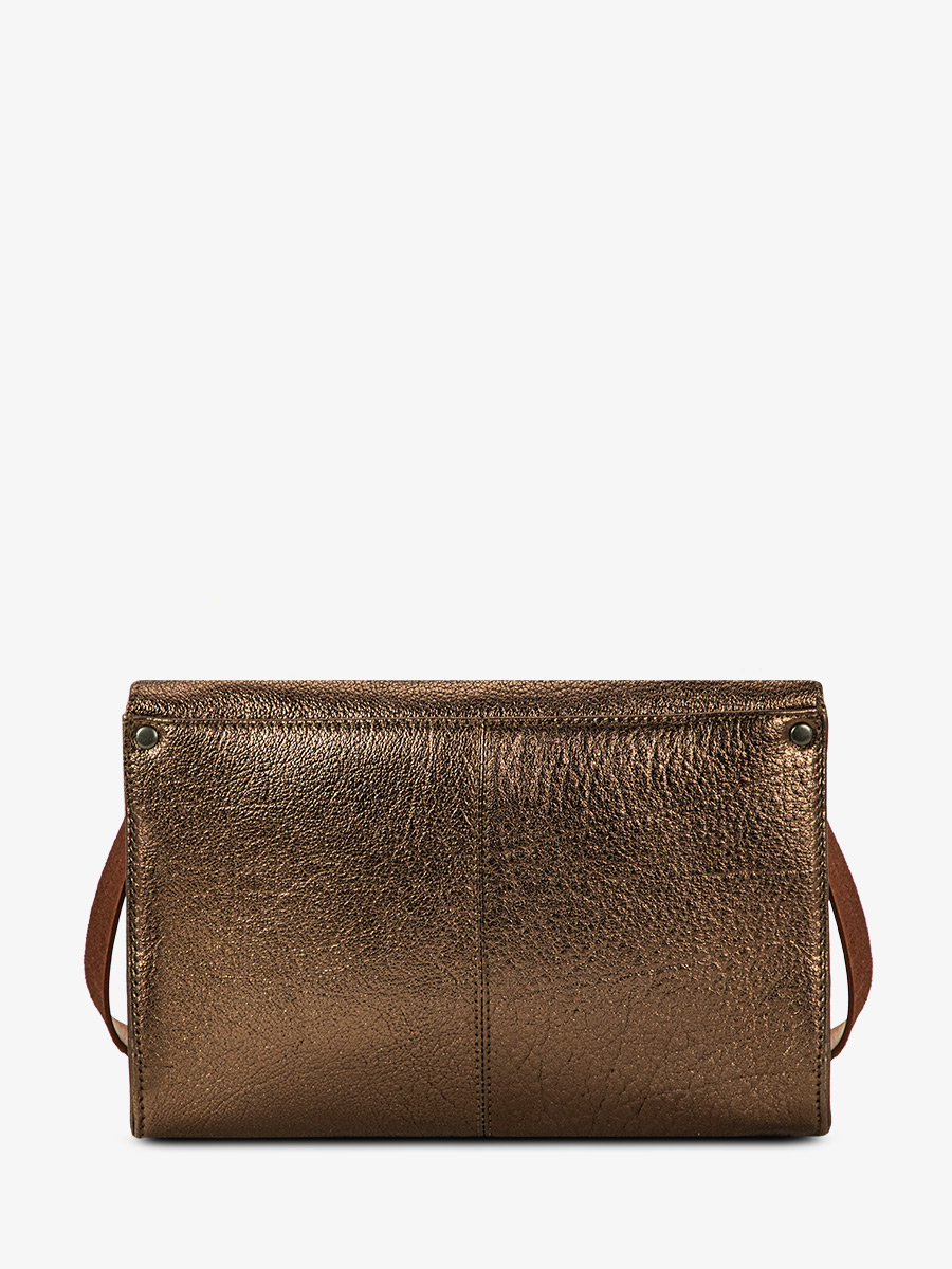 leather woman shoulder bag Copper L Indispensable Copper PAUL MARIUS