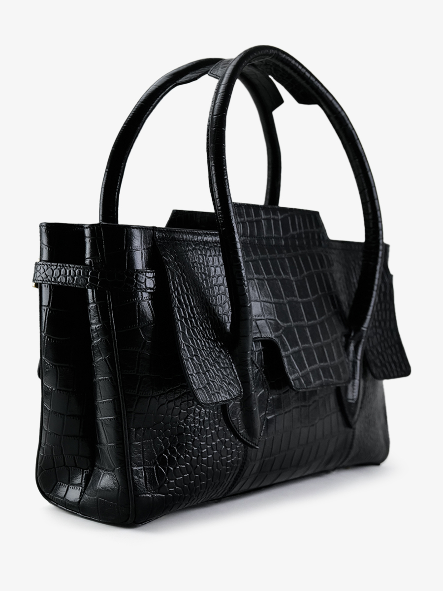 leather-shoulder-bag-for-woman-black-rear-view-picture-madeleine-alligator-jet-black-paul-marius-3760125357546