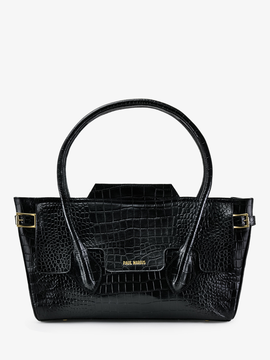 leather-shoulder-bag-for-woman-black-side-view-picture-madeleine-alligator-jet-black-paul-marius-3760125357546
