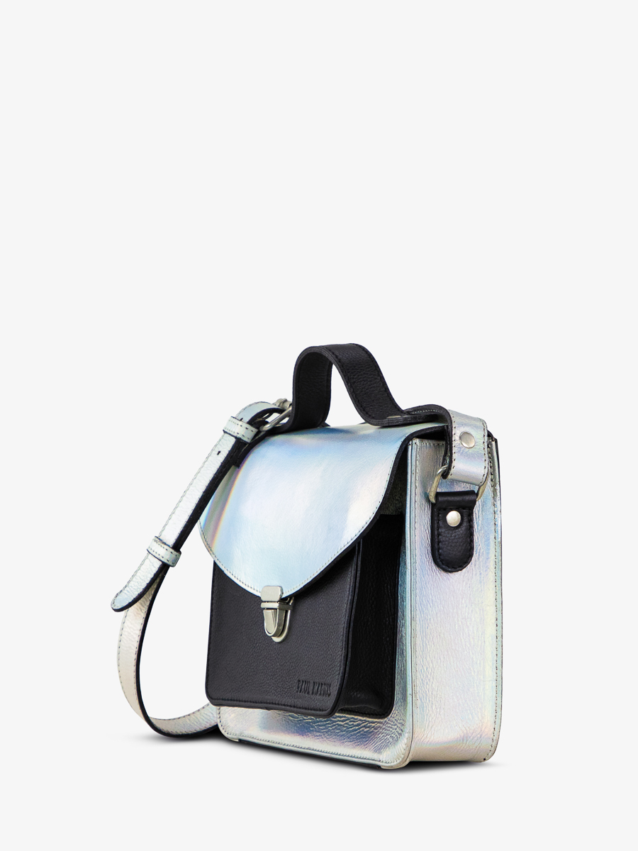 cross-body-bag-mademoiselle-george-givre-holographic-black-back-view-w05-giv