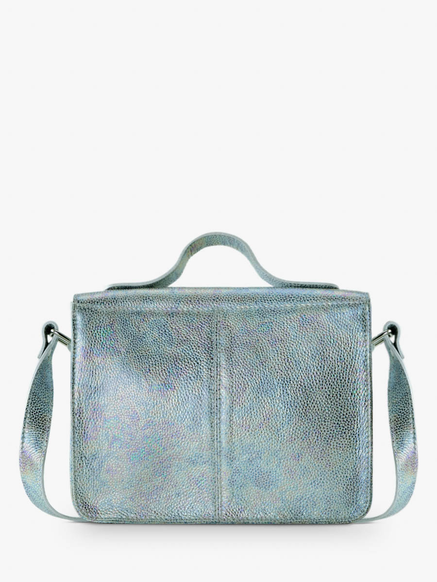 white-and-holographic-leather-handbag-mademoiselle-george-granite-paul-marius-back-view-picture-w05-gra-w