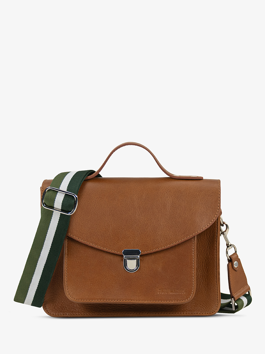 cross-body-bag-brown-leather-mademoiselle-george-le-mans-classic-2025-front-view-picture-w05-lemans-25-l