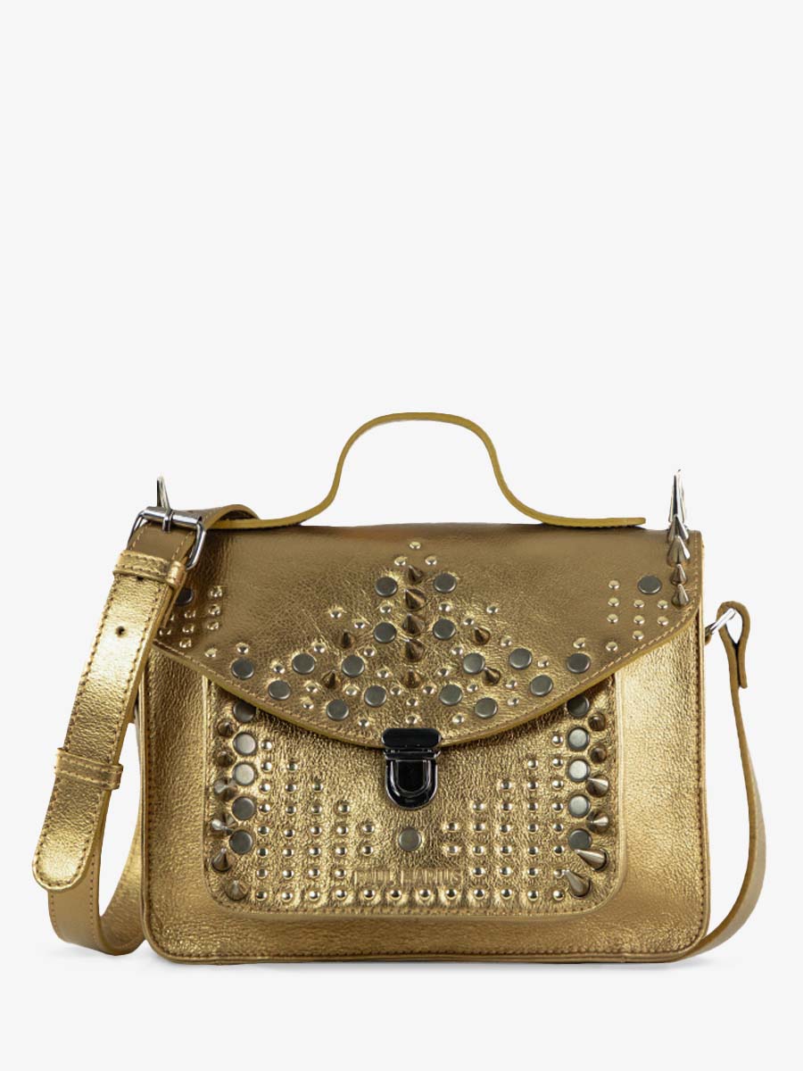 gold-leather-cross-body-bag-mademoiselle-george-edition-noire-opus-paul-marius-front-view-picture-w05xs-bed-op4-og