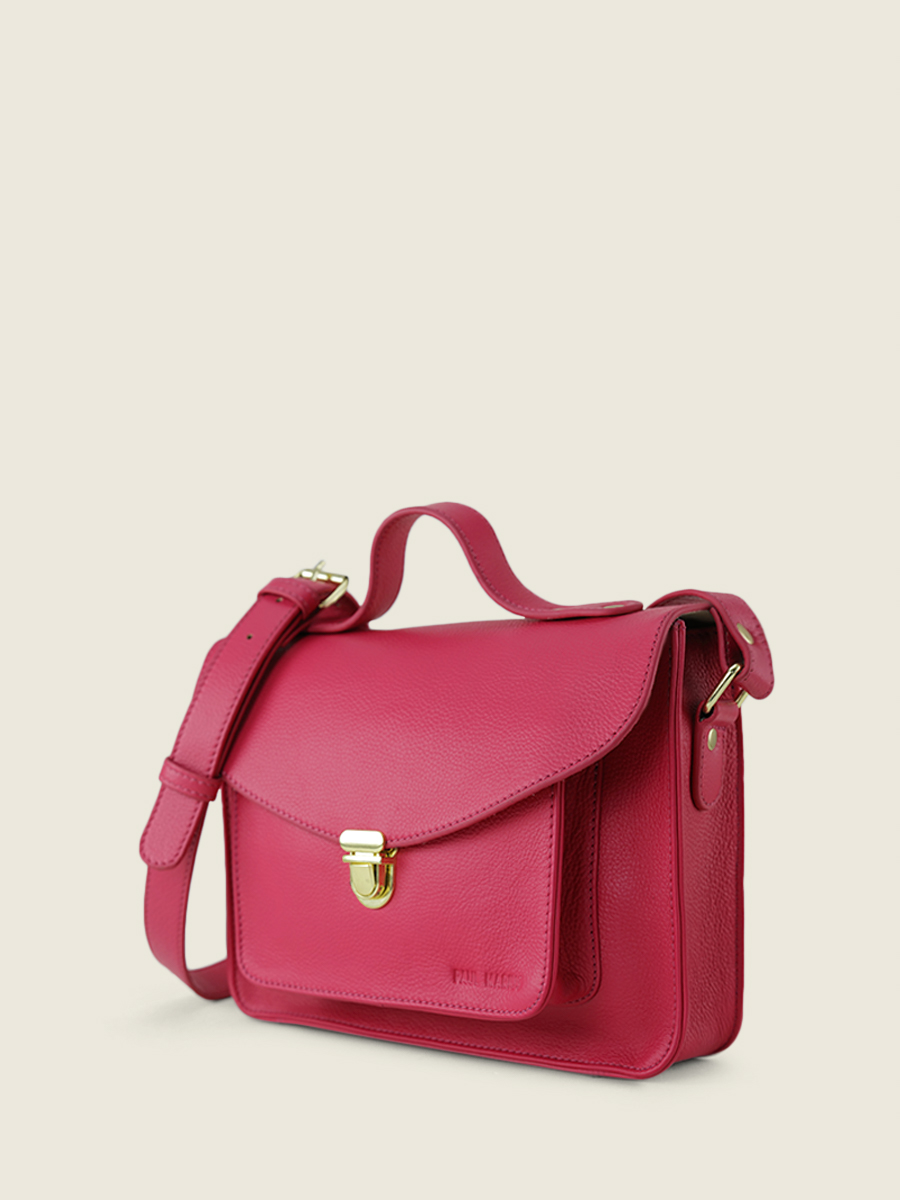 pink-leather-cross-body-bag-mademoiselle-george-sorbet-raspberry-paul-marius-back-view-picture-w05-sb-pi