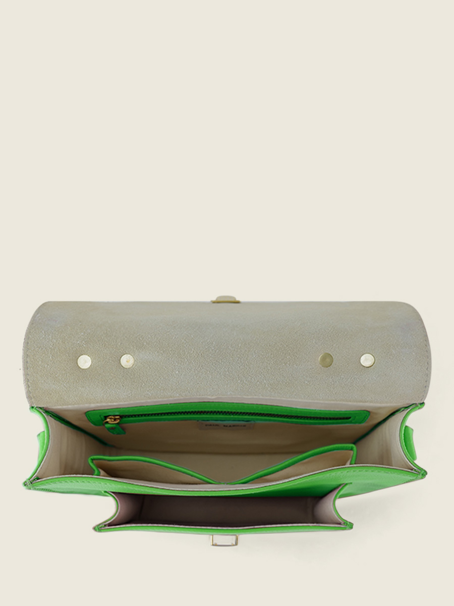 green-leather-cross-body-bag-mademoiselle-george-sorbet-kiwi-paul-marius-inside-view-picture-w05-sb-gr