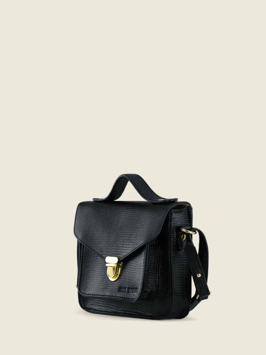 jet-black-leather-handbag-mademoiselle-george-xs-1960-paul-marius-back-view-picture-w05xs-l-b