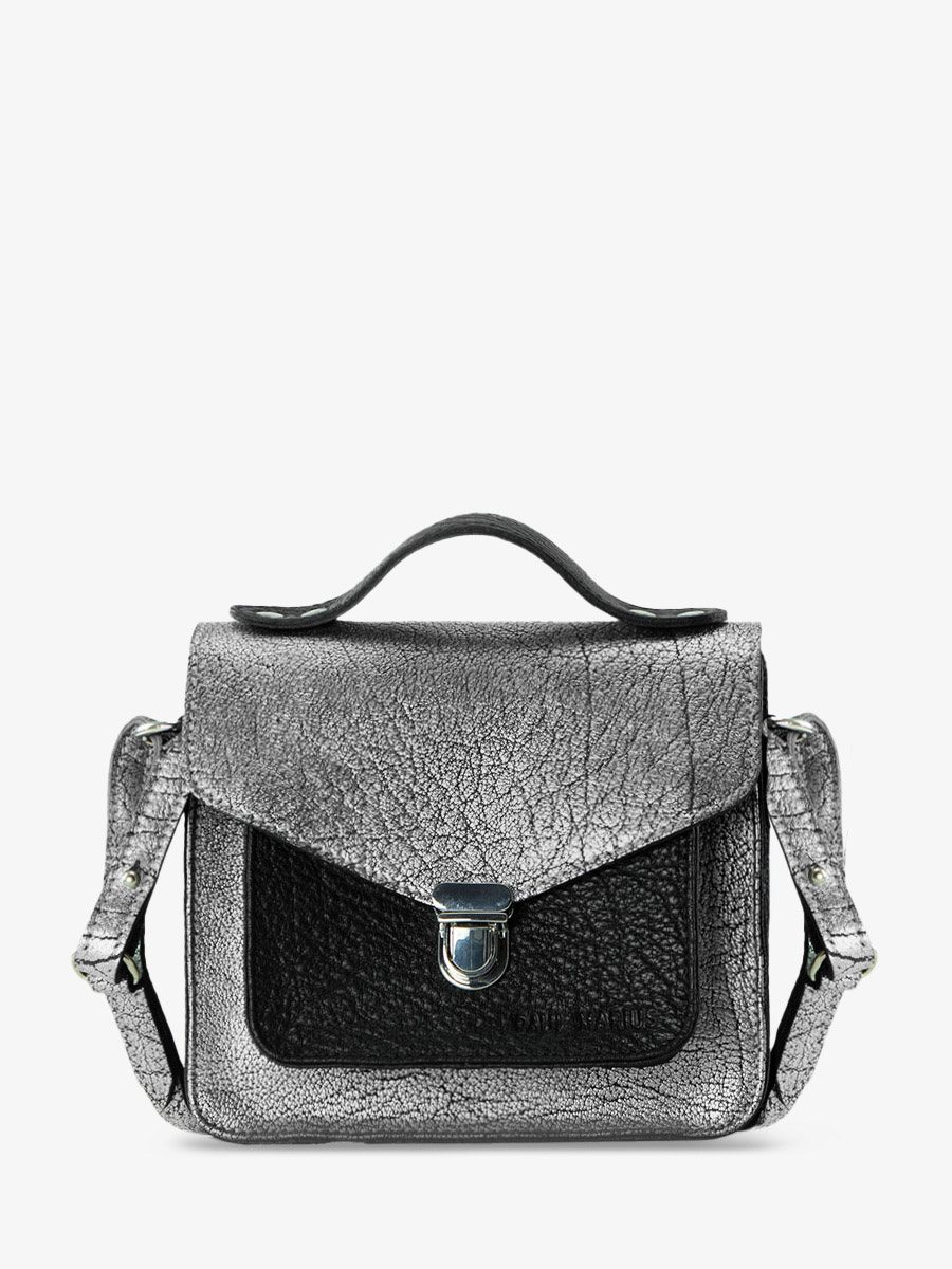 silver-black-leather-handbag-mademoiselle-george-xs-silver-black-paul-marius-side-view-picture-w05xs-s-b