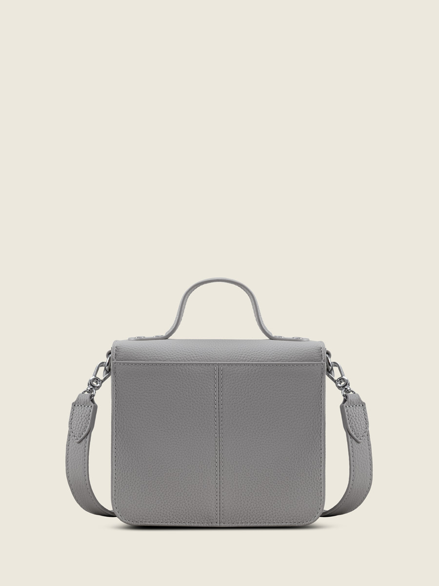 grey-leather-handbag-mademoiselle-george-xs-galet-paul-marius-back-view-w05xs-bm-gre