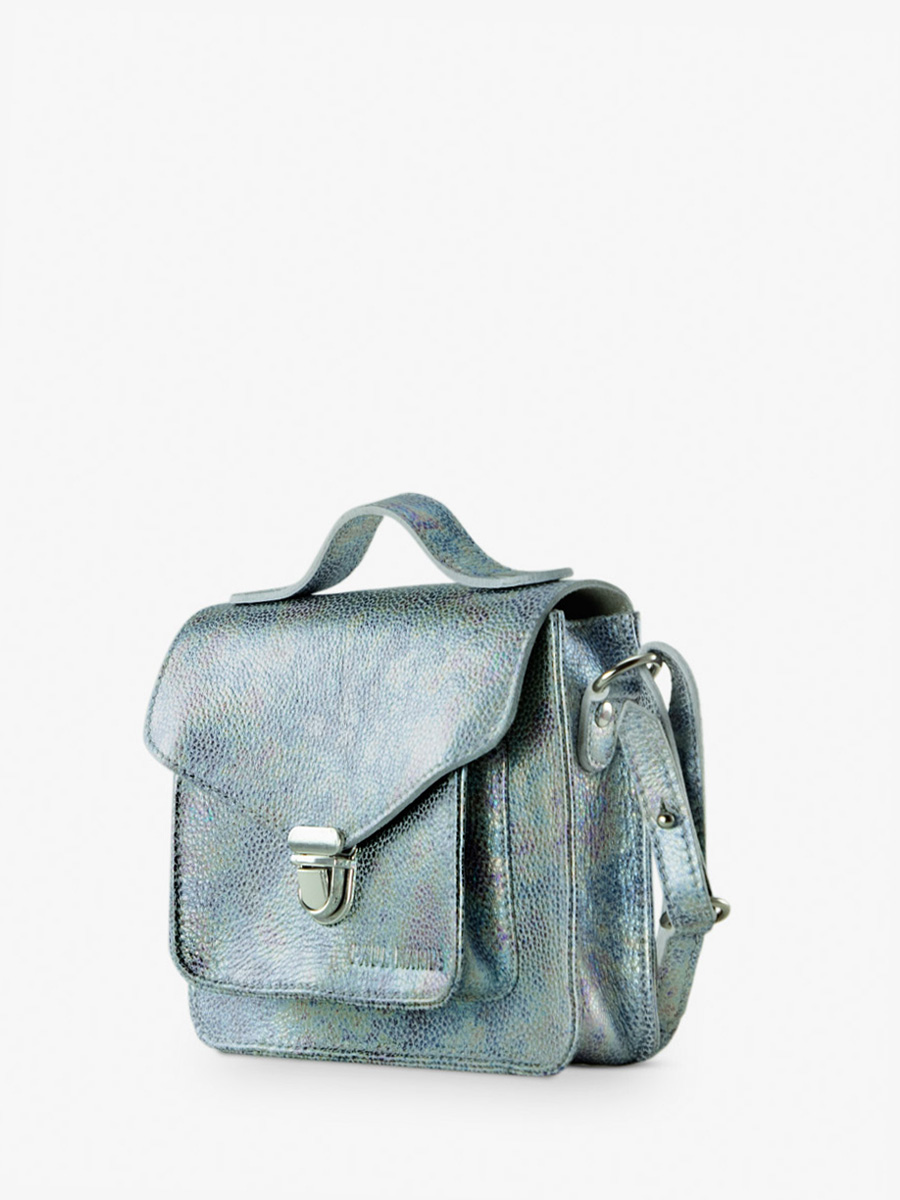 white-and-holographic-leather-handbag-mademoiselle-george-xs-granite-paul-marius-back-view-picture-w05xs-gra-w