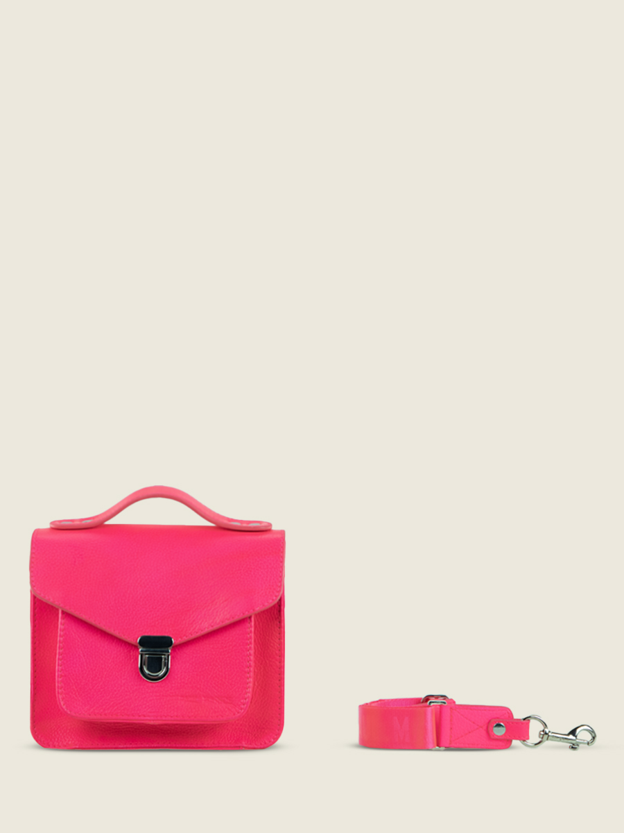 pink-leather-mini-cross-body-bag-mademoiselle-george-xs-neon-paul-marius-front-view-picture-w05xs-ne-pi