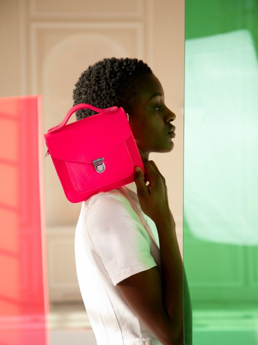 Neon pink mini bag store