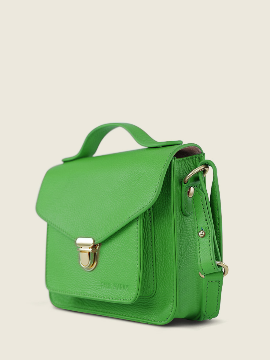 green-leather-mini-cross-body-bag-mademoiselle-george-xs-sorbet-kiwi-paul-marius-side-view-picture-w05xs-sb-gr