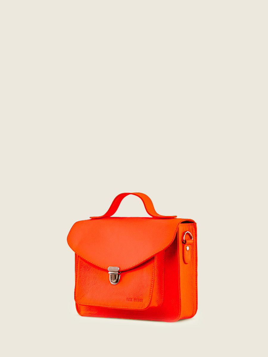 orange-leather-handbag-mademoiselle-george-neon-paul-marius-side-view-picture-w05-ne-o