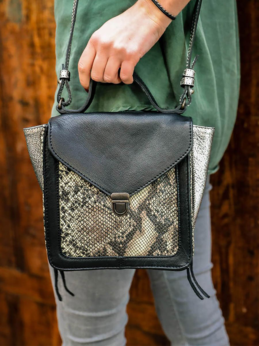 small-leather-shoulder-bag-for-woman-silver-black-front-view-picture-mistinguette-python-silver-black-paul-marius-3760125338965