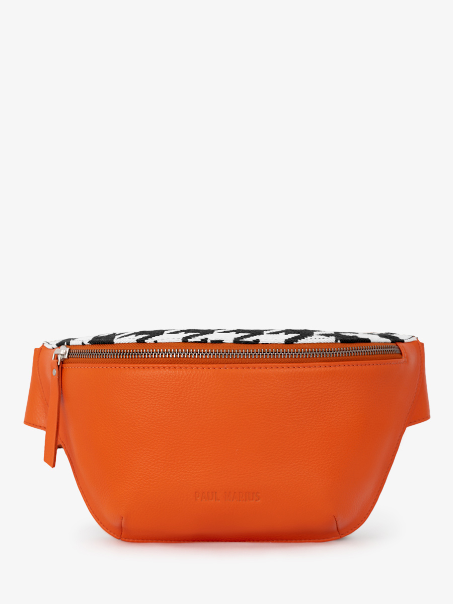 orange-leather-fanny-pack-labanane-allure-orange-paul-marius-front-view-picture-m503-hs2-o