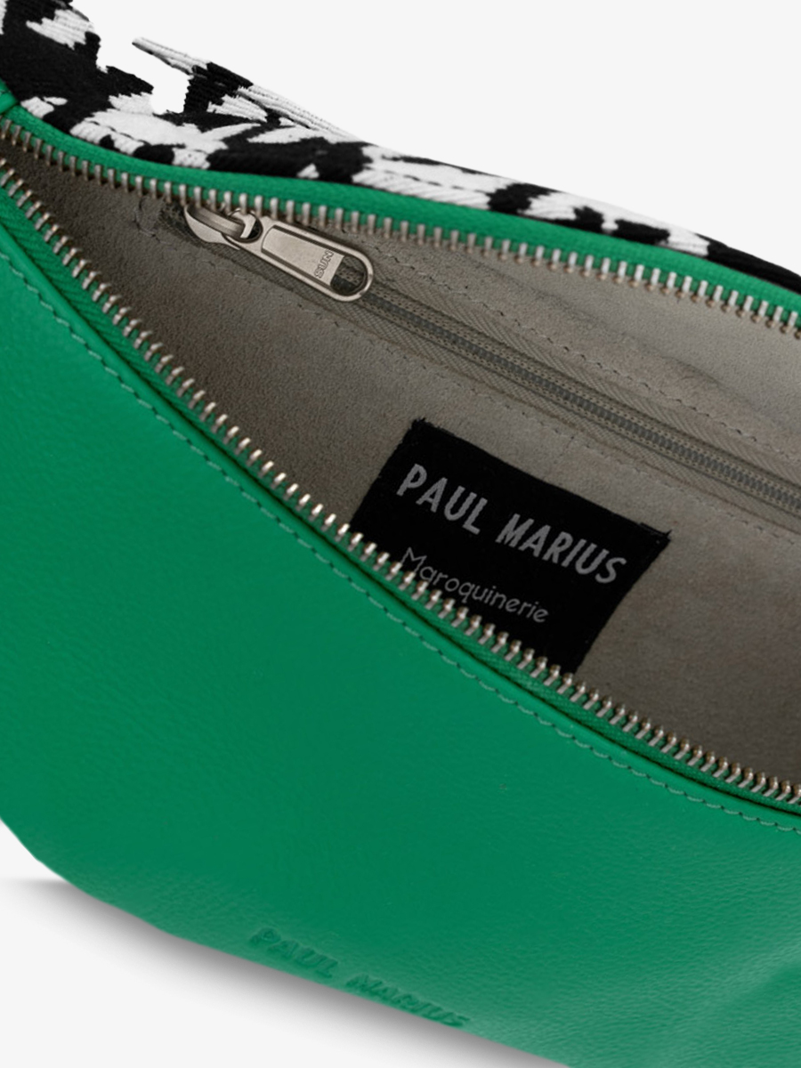 green-leather-fanny-pack-labanane-allure-green-paul-marius-inside-view-picture-m503-hs2-gr