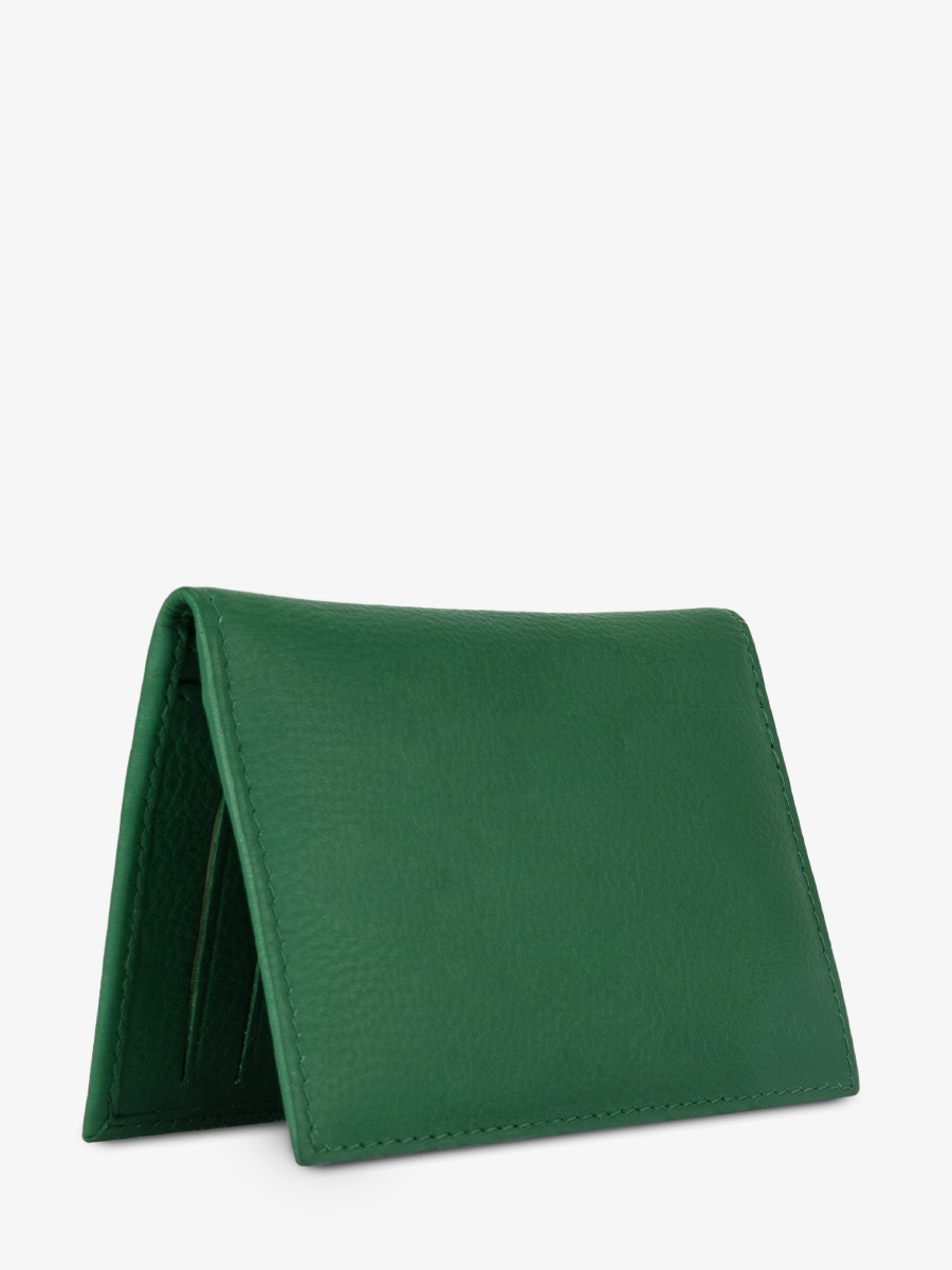 green-leather-wallet-leportefeuille-aldo-le-mans-classique-paul-marius-side-view-picture-m80-lemans-dg