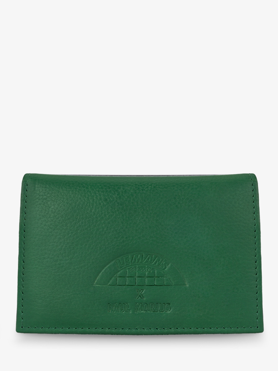 green-leather-wallet-leportefeuille-aldo-le-mans-classique-paul-marius-front-view-picture-m80-lemans-dg
