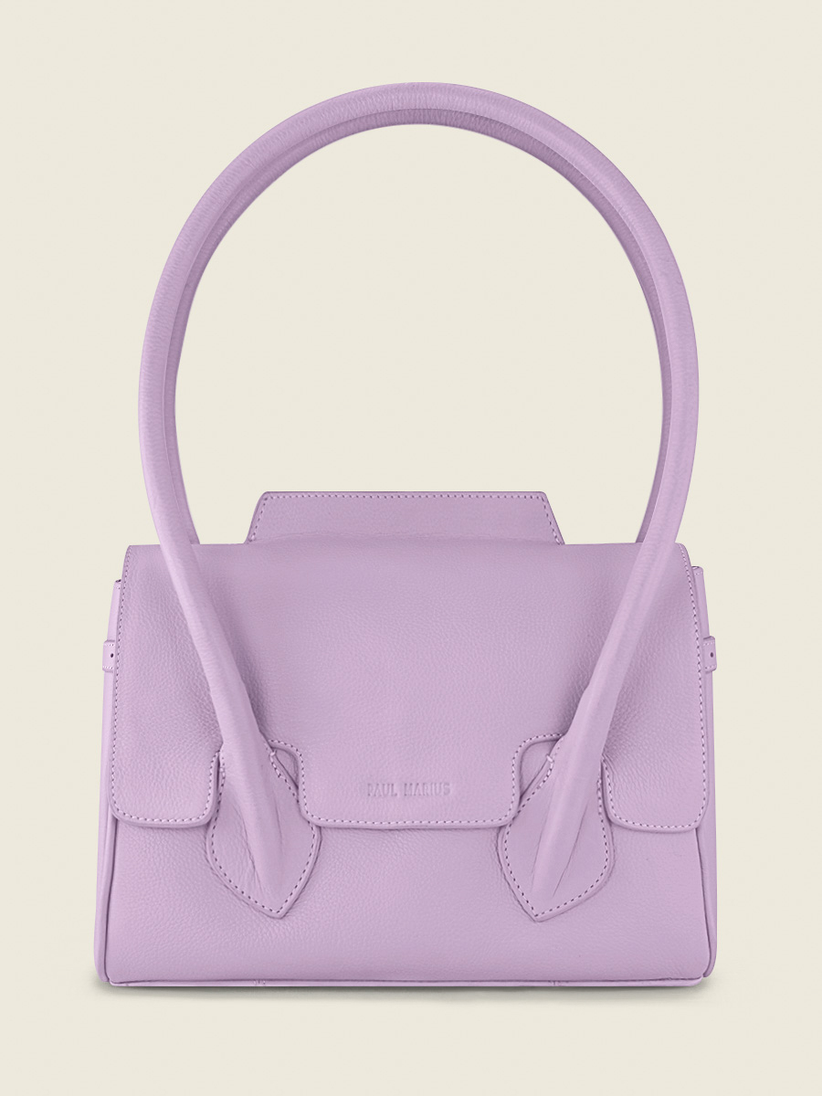 Purple Leather Handbag for Women Colette S Pastel Lilac PAUL MARIUS