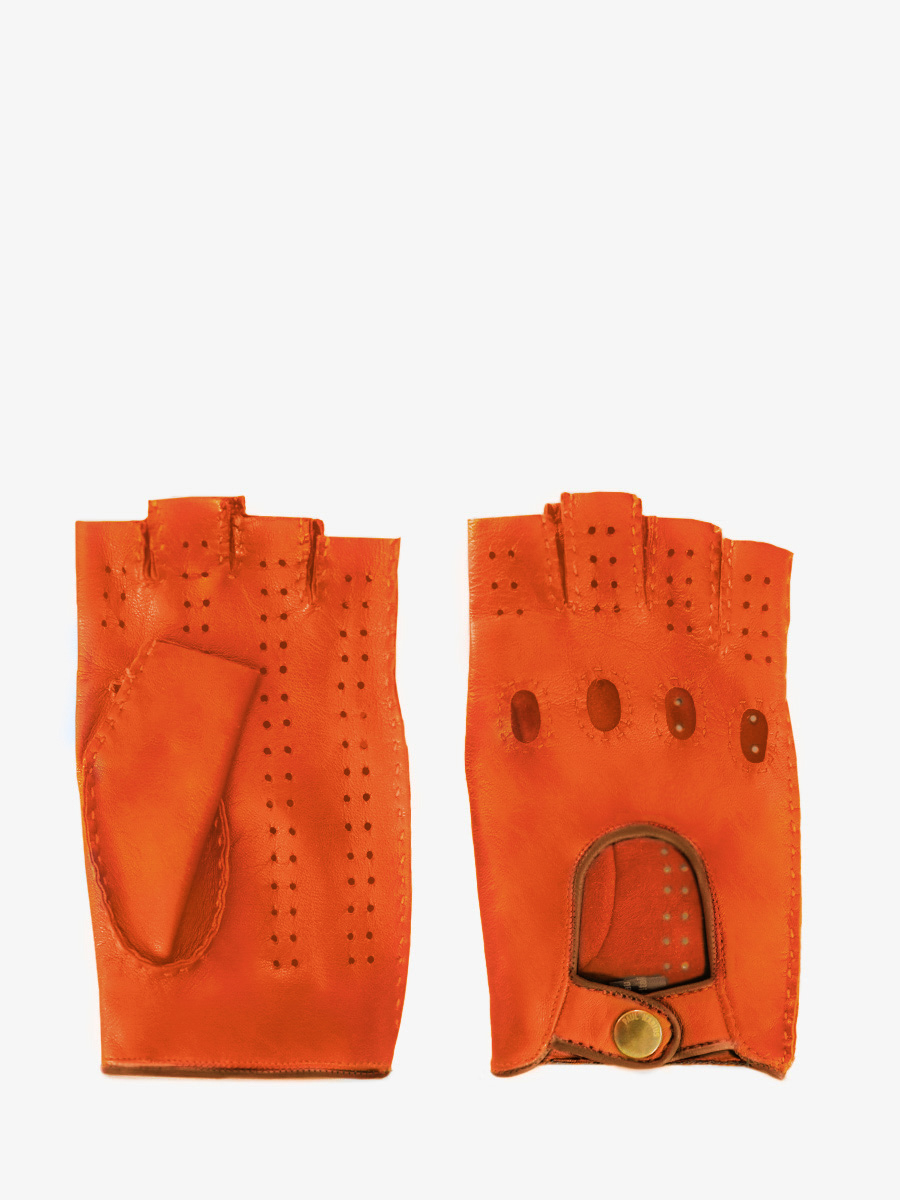 orange-leather-racing-mittens-allure-orange-paul-marius-front-view-picture
