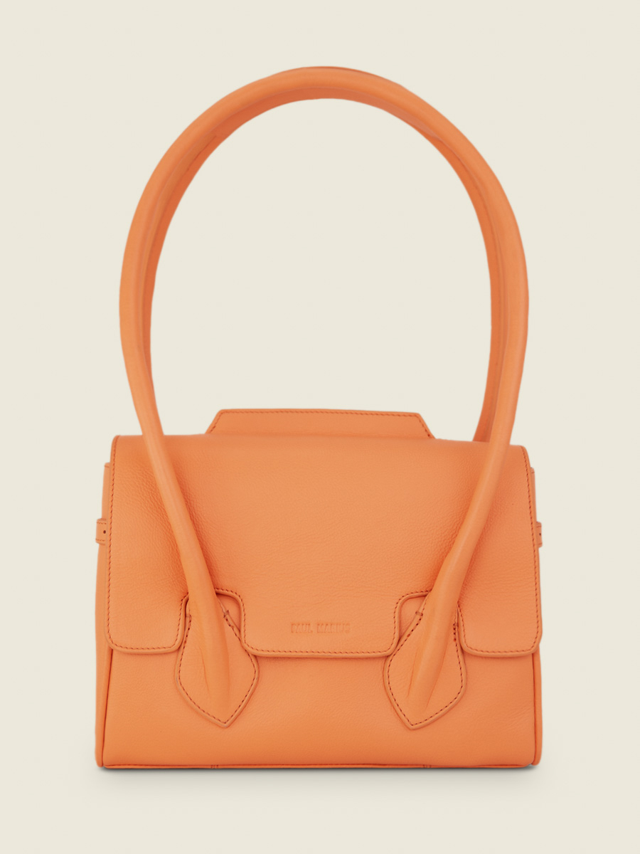orange-leather-handbag-for-women-colette-s-pastel-apricot-paul-marius-front-view-picture-w28s-pt-o