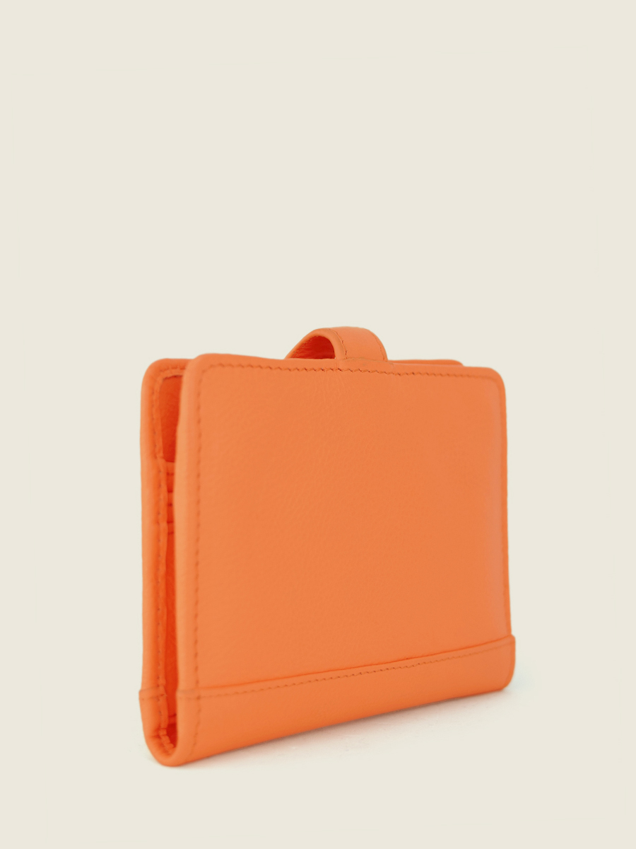 orange-leather-wallet-for-women-leportefeuille-jeanne-pastel-apricot-paul-marius-side-view-picture-m34-pt-o