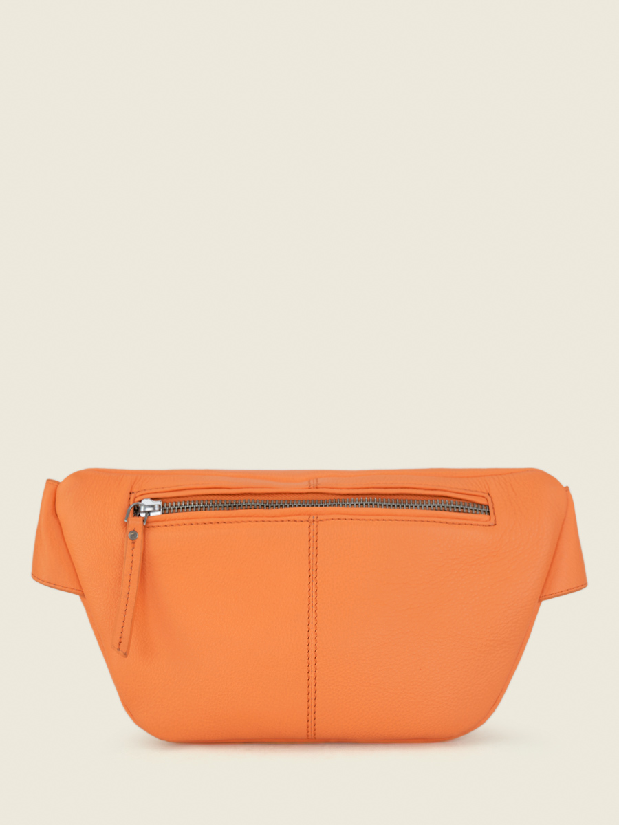 orange-leather-fanny-pack-labanane-pastel-apricot-paul-marius-side-view-picture-m503-pt-o