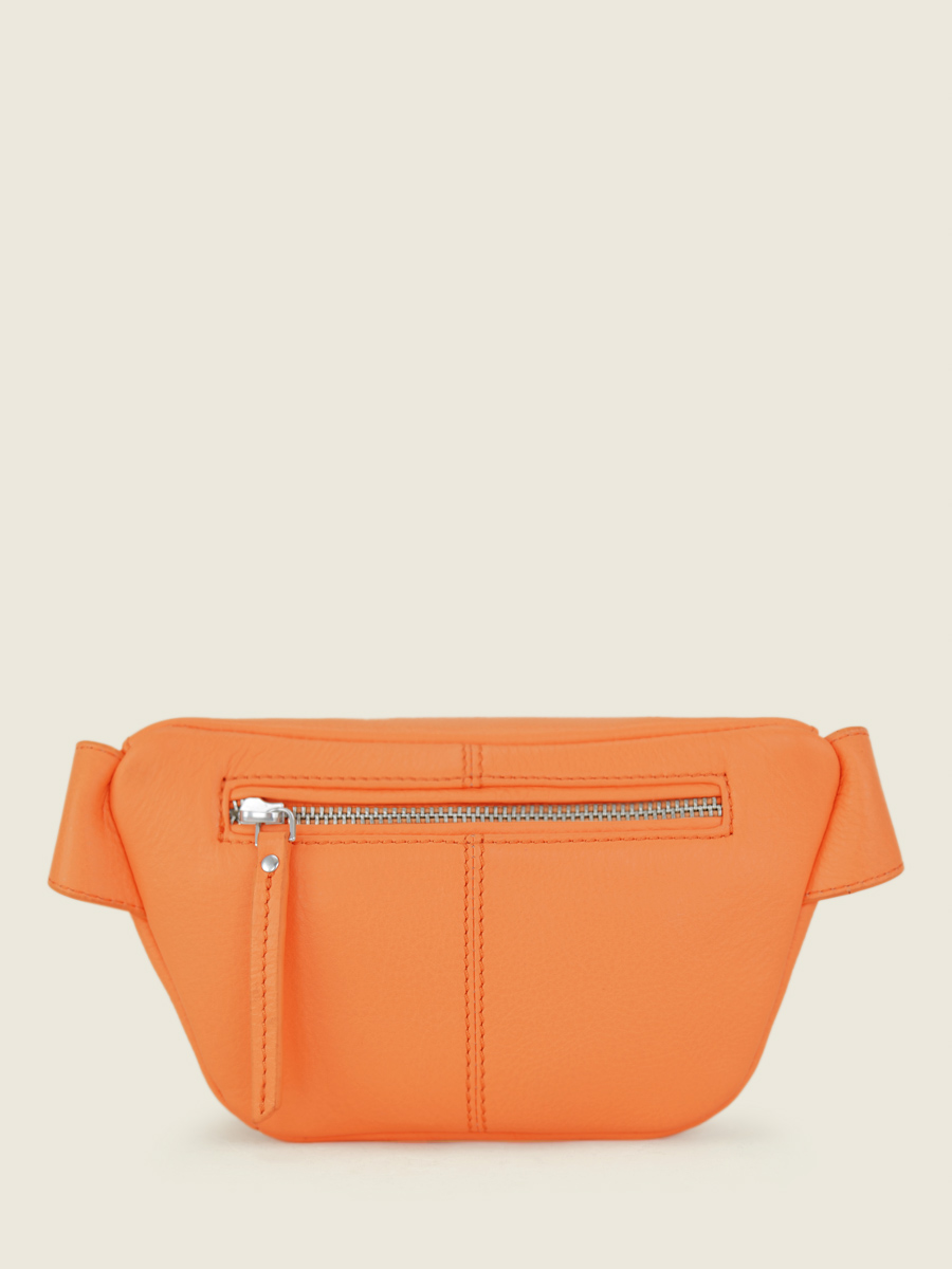 mini-orange-leather-fanny-pack-labanane-xs-pastel-apricot-paul-marius-back-view-picture-m503xs-pt-o