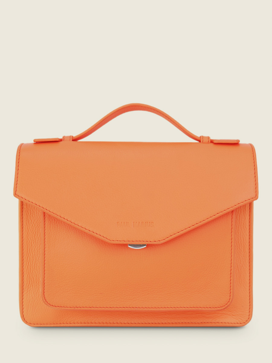 orange-leather-cross-body-bag-for-women-simone-pastel-apricot-paul-marius-side-view-picture-w33-pt-o