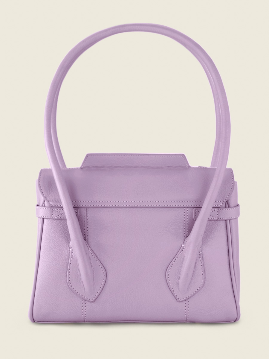 Purple leather handbags for sale deals