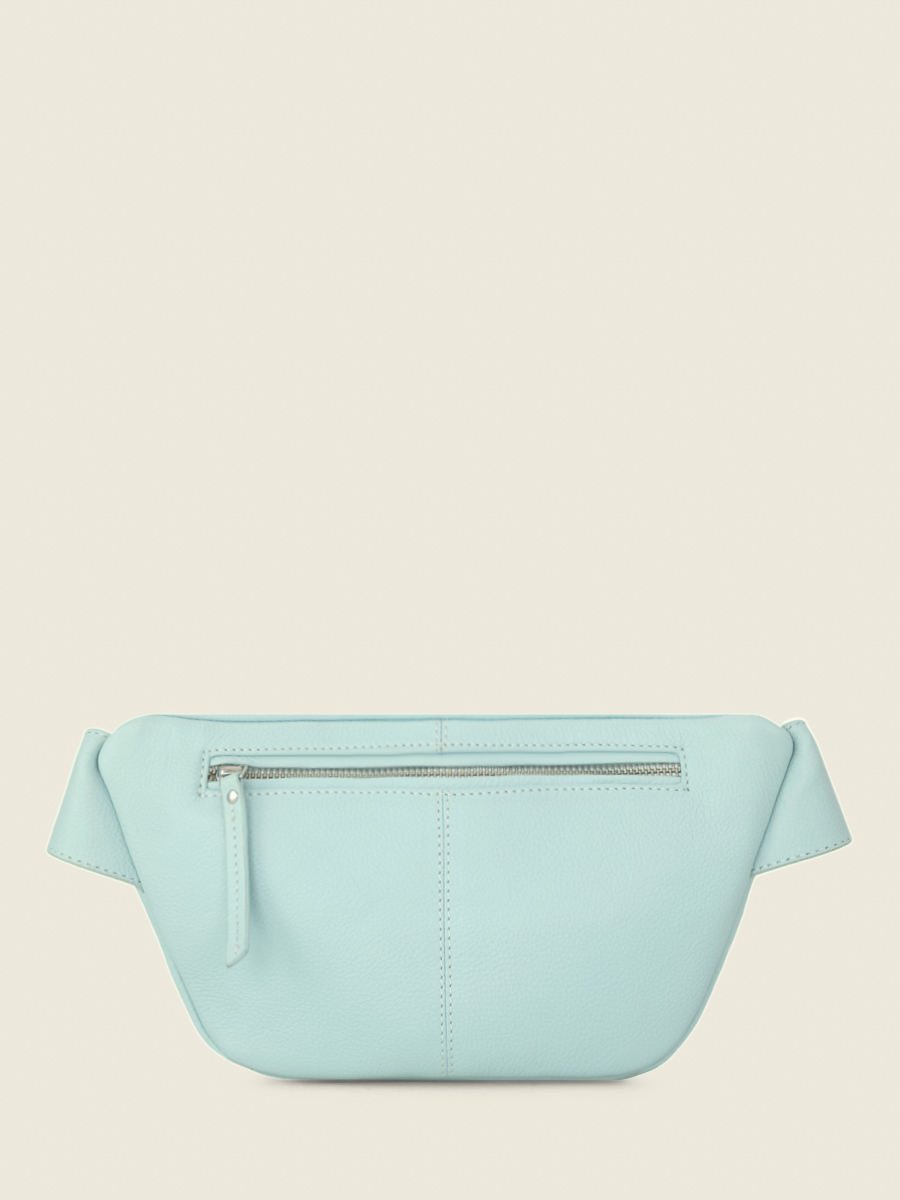 Blue leather fanny pack deals