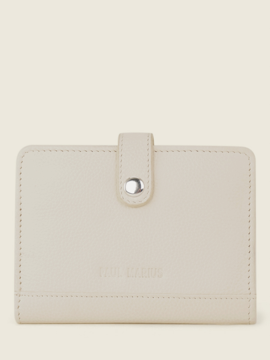 white-leather-wallet-for-women-leportefeuille-jeanne-pastel-chalk-paul-marius-front-view-picture-m34-pt-w