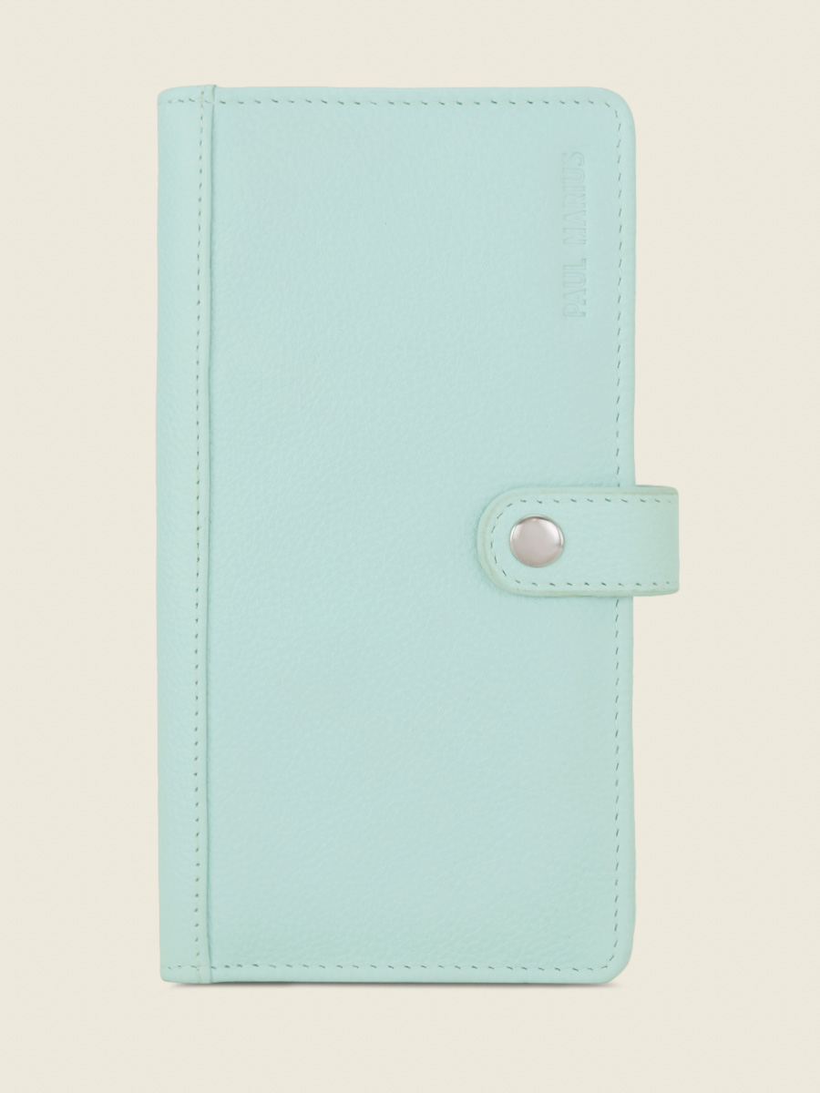 blue-leather-wallet-for-women-leportefeuille-charlotte-n2-pastel-baby-blue-paul-marius-front-view-picture-m67-pt-blu