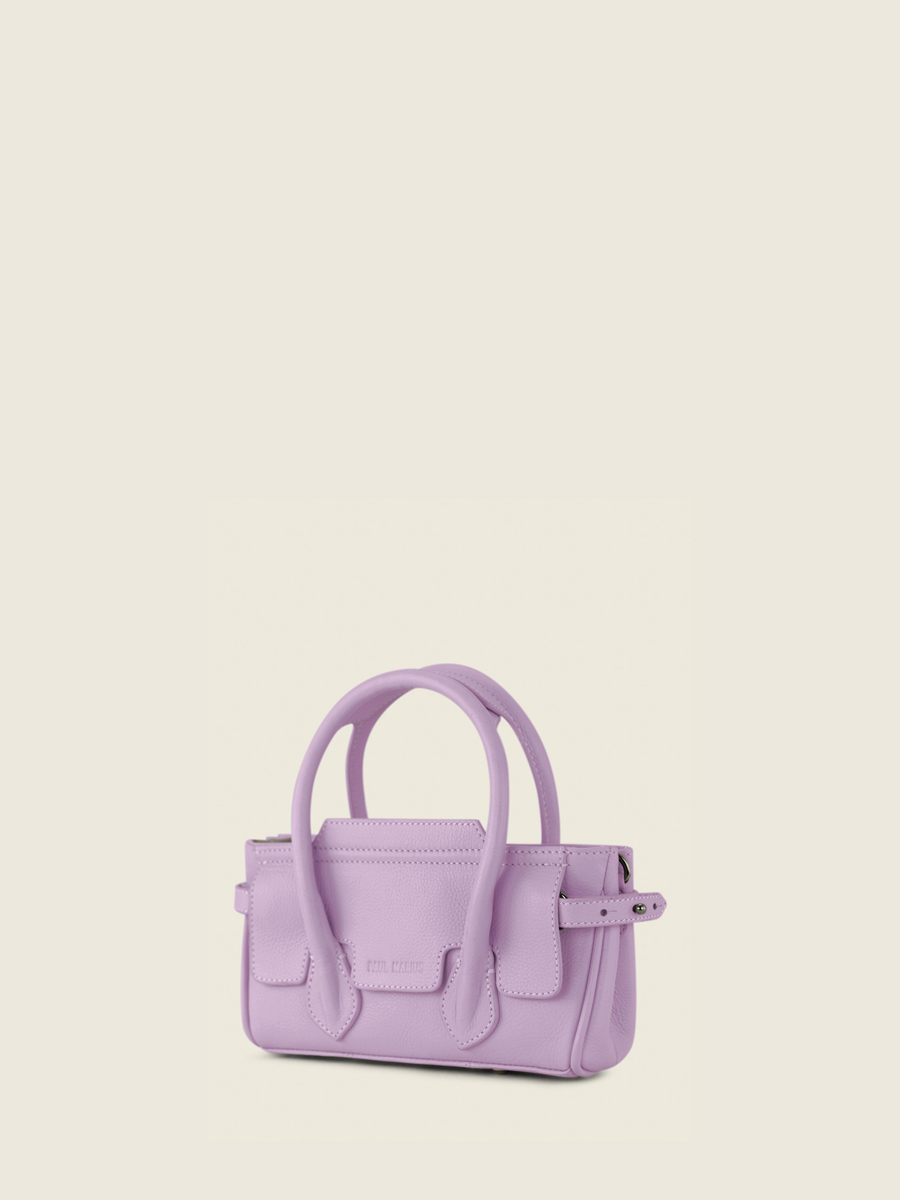 mini-purple-leather-handbag-for-women-madeleine-xs-pastel-lilac-paul-marius-side-view-picture-w31xs-pt-p