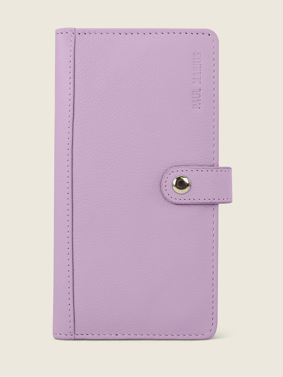 purple-leather-wallet-for-women-leportefeuille-charlotte-n2-pastel-lilac-paul-marius-front-view-picture-m67-pt-p