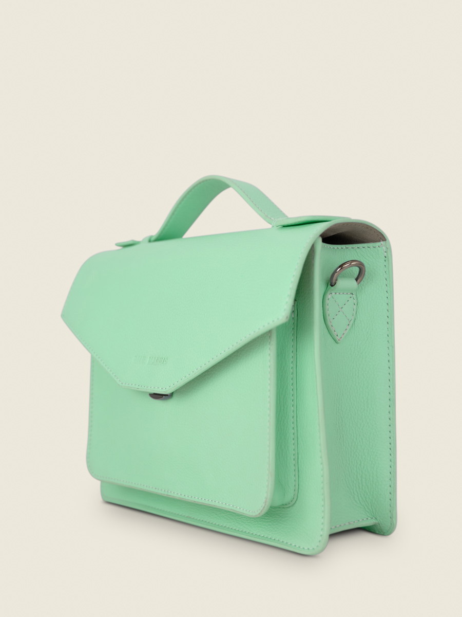 green-leather-cross-body-bag-for-women-simone-pastel-mint-paul-marius-side-view-picture-w33-pt-gr