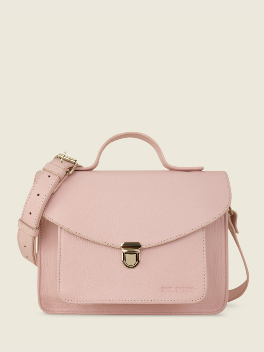 pink-leather-cross-body-bag-for-women-mademoiselle-george-pastel-blush-paul-marius-front-view-picture-w05-pt-pi