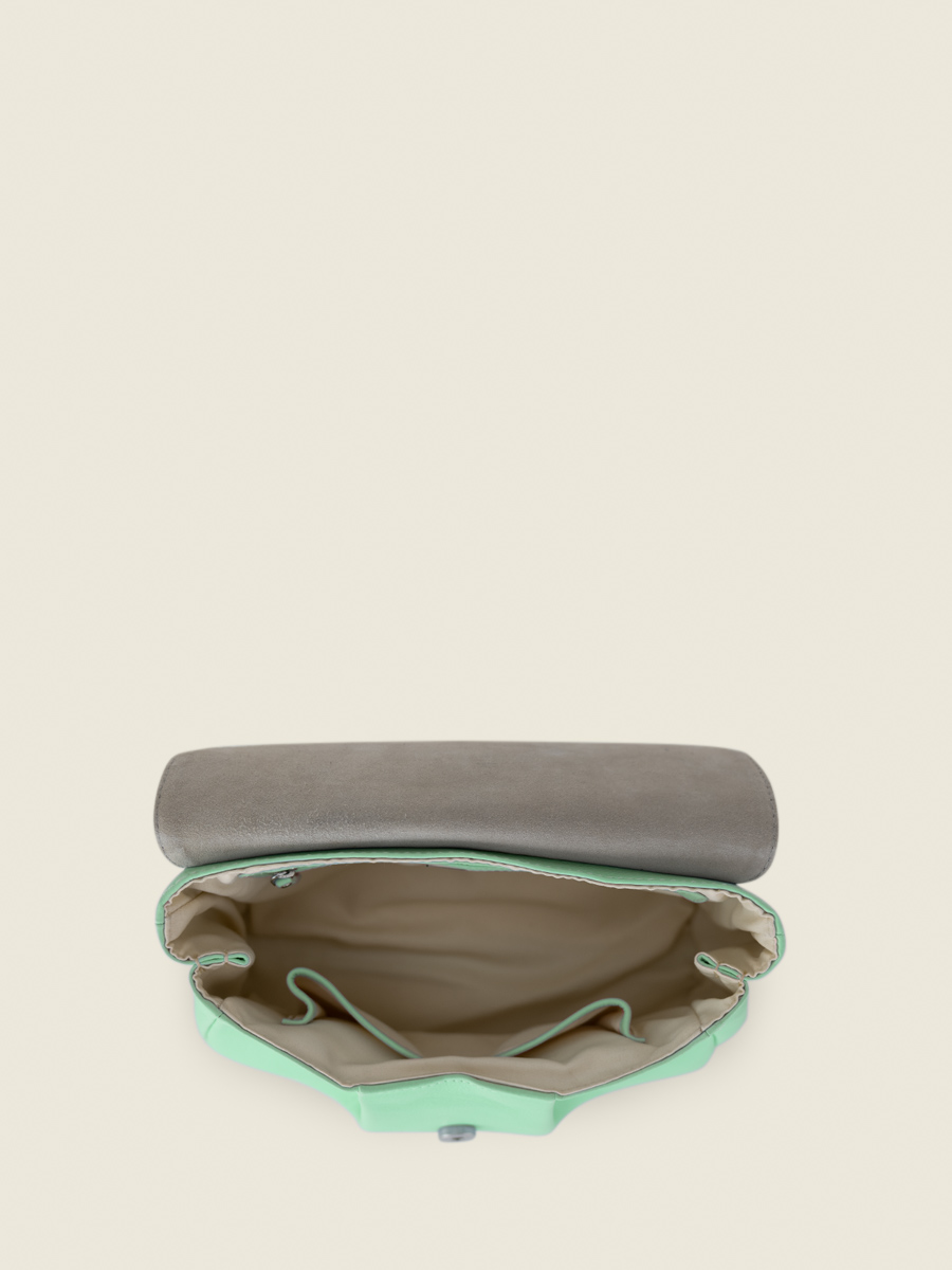 green-leather-cross-body-bag-for-women-suzon-m-pastel-mint-paul-marius-inside-view-picture-w25m-pt-gr