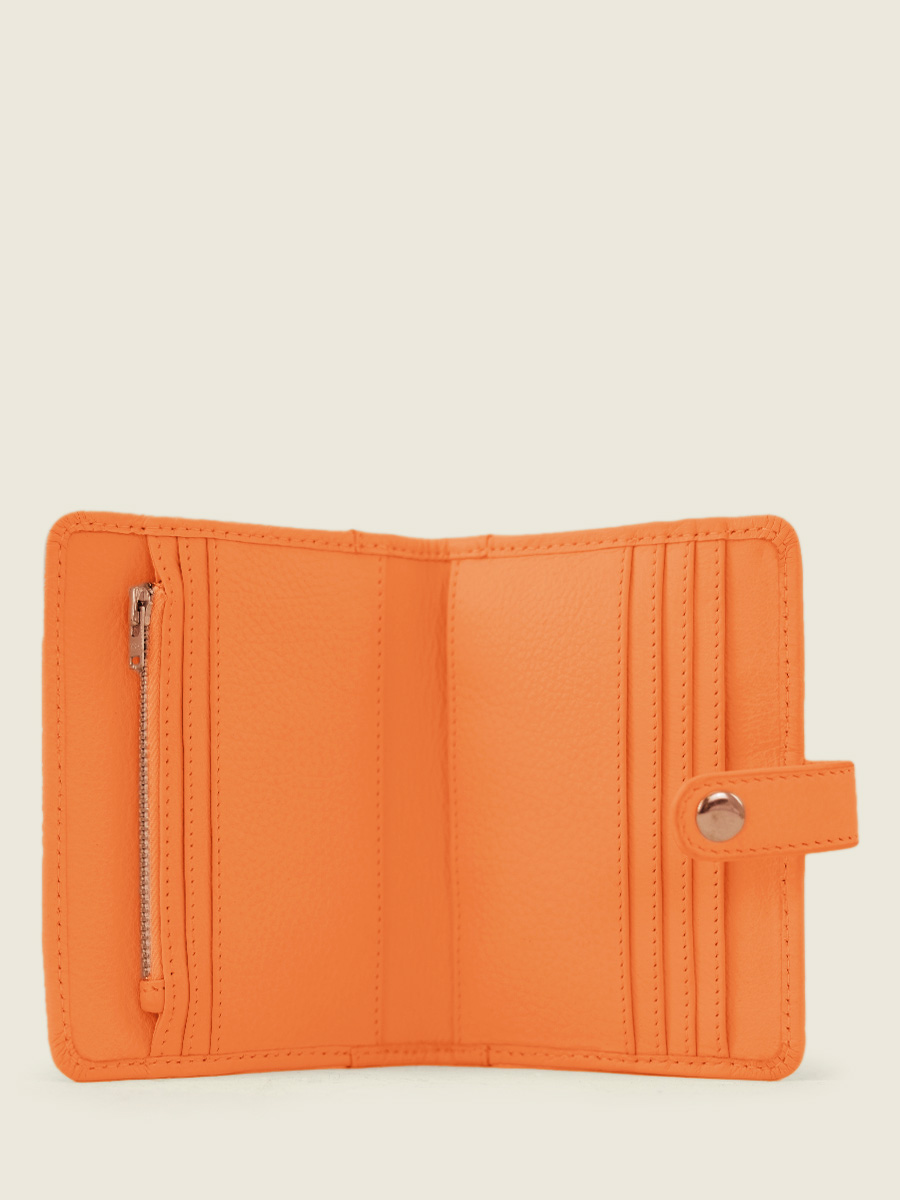 orange-leather-wallet-for-women-leportefeuille-jeanne-pastel-apricot-paul-marius-back-view-picture-m34-pt-o