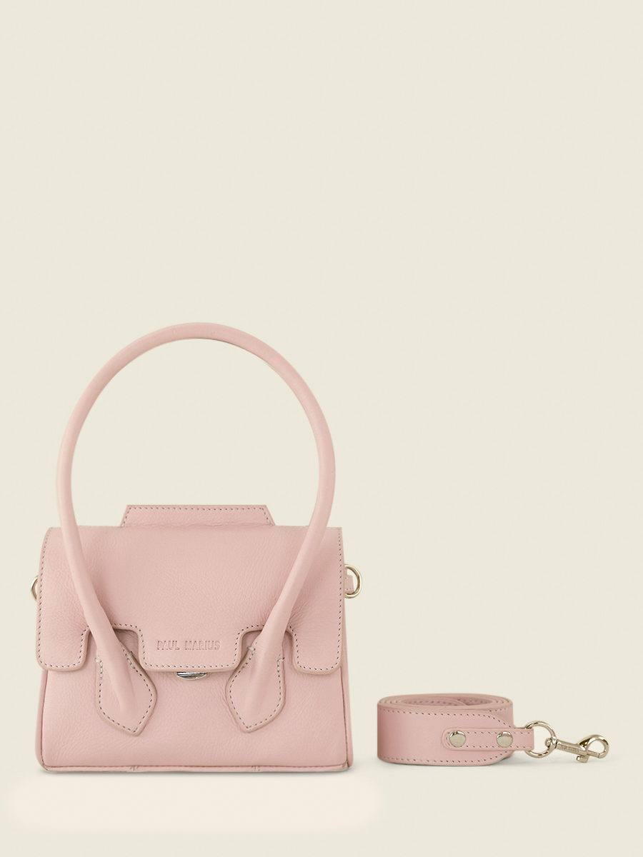 mini-pink-leather-handbag-for-women-colette-xs-pastel-blush-paul-marius-front-view-picture-w28xs-pt-pi