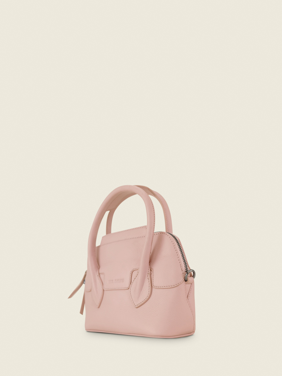 Blush pink leather bag new arrivals