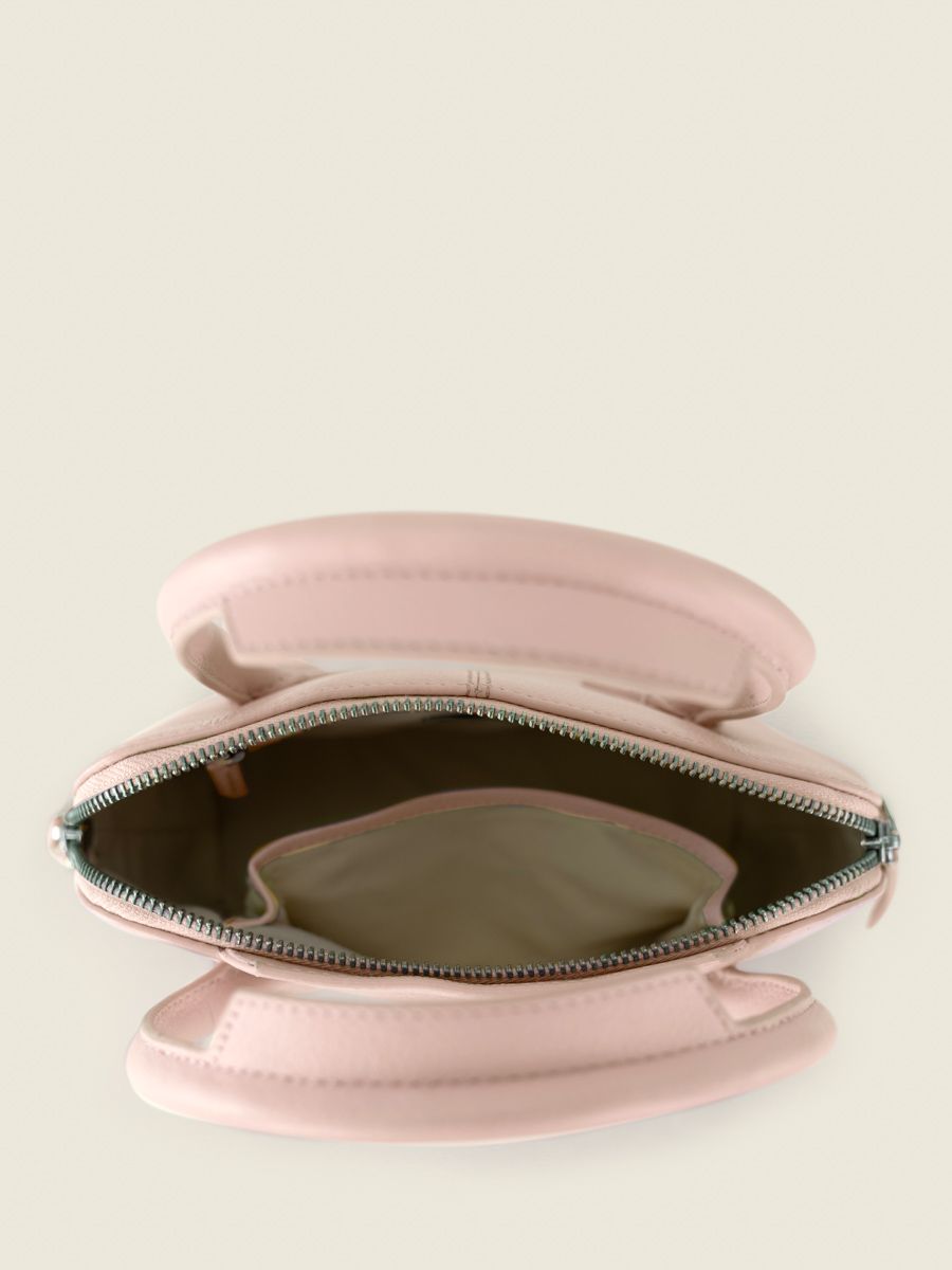 Blush pink leather bag outlet
