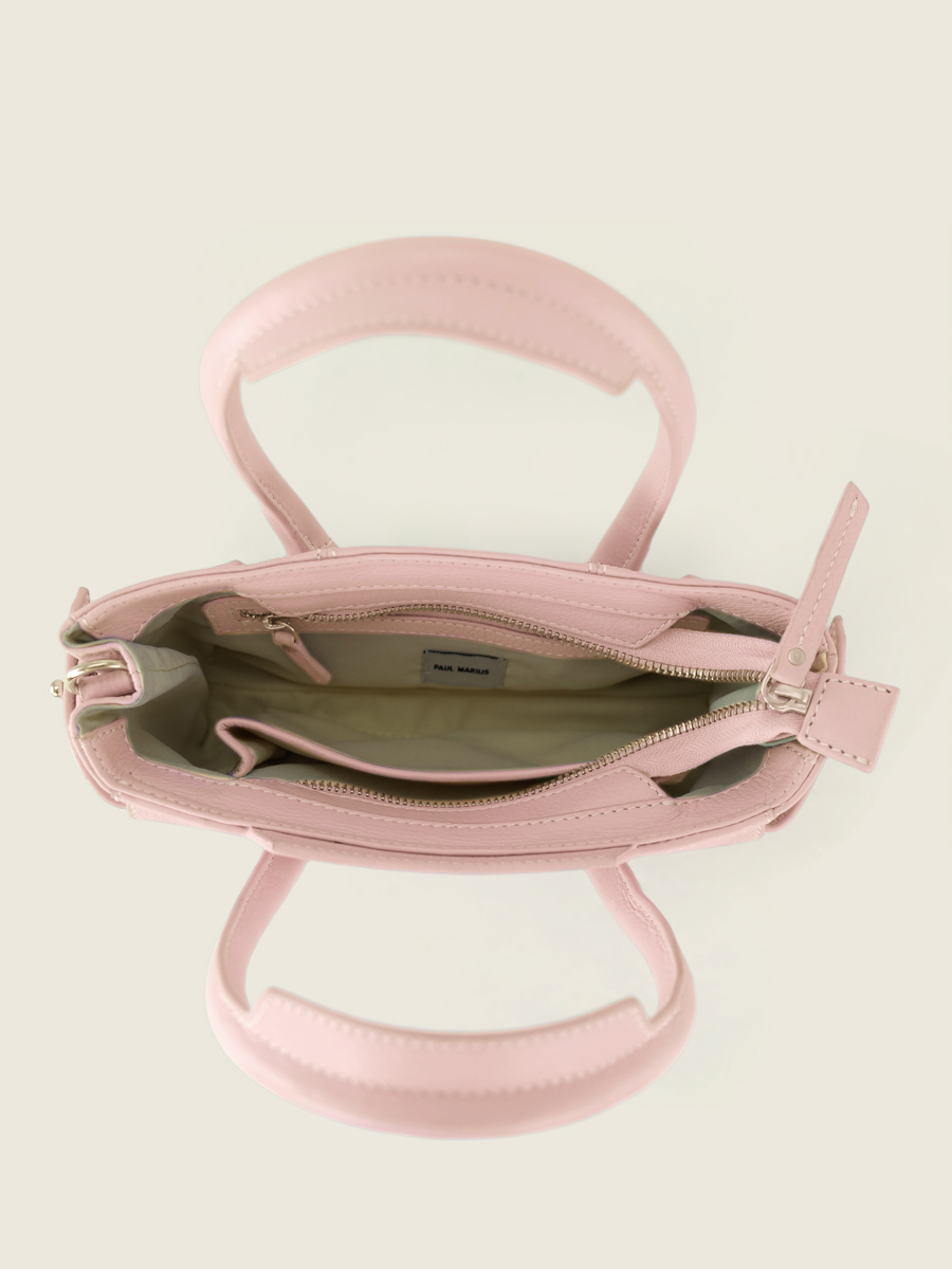 Blush leather handbag cheap